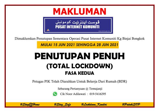 Lockdown Phase 2