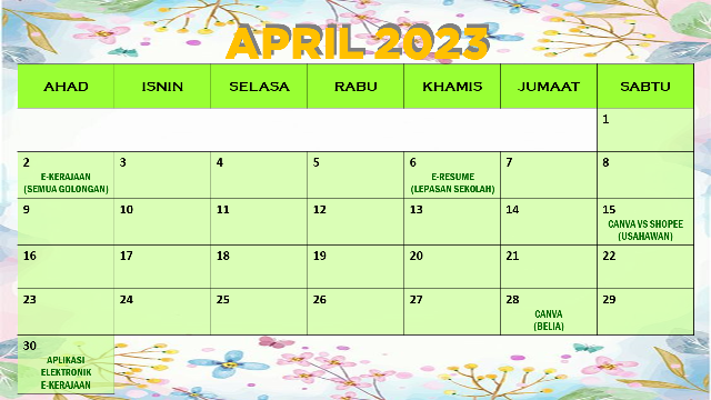 APRIL